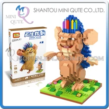 Mini Qute LOZ SPINY LIFE cartoon game kids boys gift diamond assemble plastic building blocks bricks
