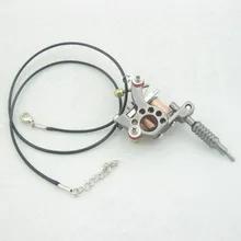 Одна мини игрушка тату машина пистолет с цепочкой как кулон орнамент поставка