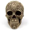 BUF Resin Crafts Retro Skull Sculptures Home Decoration Ornaments Creative Art Carving Statue ► Photo 1/6