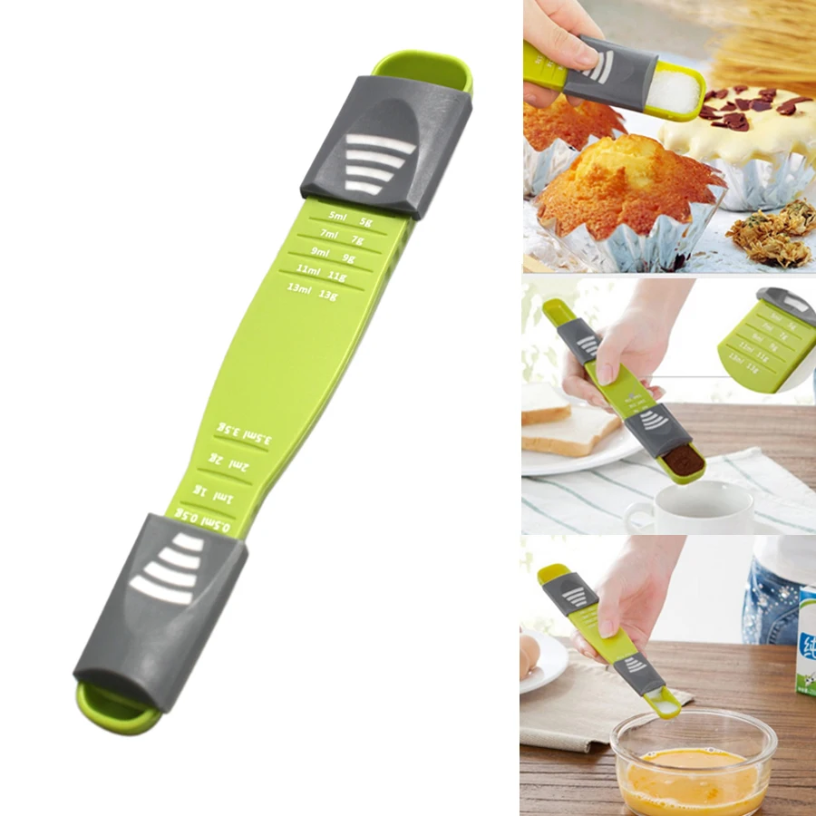 

Kitchen Eight-speed Scale Spoon Measuring Adjustable Quantitative Gram Spoon Coffee For Kitchen Milk Powder Baking Measuring