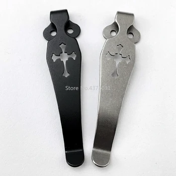 

1piece Titanium Pocket Knife Clip Kydex Back Clips Waist Clip for C81 C10 C11 Folding Knife Back Clips