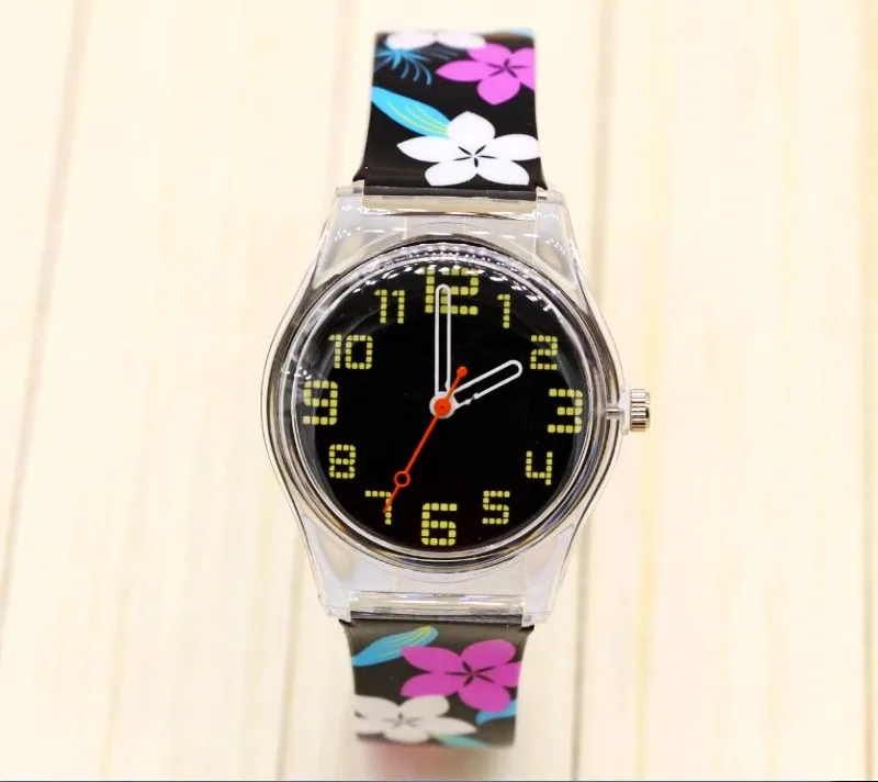 

Fashion Women Flower Watches Top Brand waterproof Wrist Watch Ladies Leather Quartz Watch hodinky reloj mujer