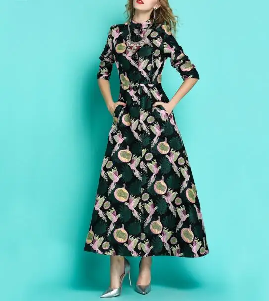 Picture Manteau Montant Hiver Jacquard longue Impression Tranchée X Double Col Rétro Pour As 2019 Survêtement La Automne breasted Taille Les Plus Nouveau Femmes OqY5Bx8