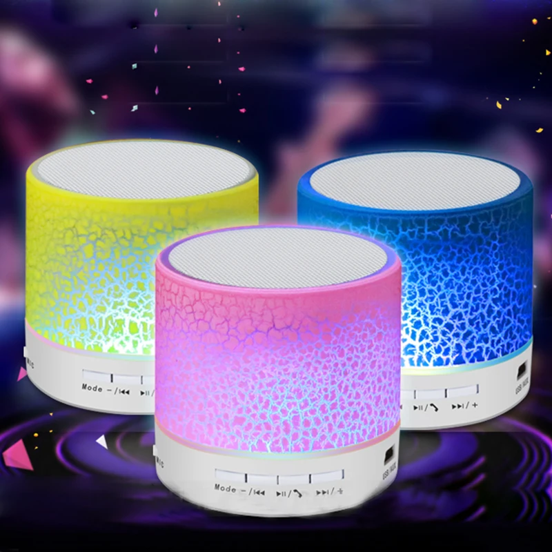 LED Mini Bluetooth Speaker Portable Wireless Sound Box TF Card MP3 Player USB Subwoofer For phone iPhone Xiaomi PC Xiomi Speaker bluetooth-music-player : image LED Mini Bluetooth Speaker Portable Wireless Sound Box TF Card MP3 Player USB Subwoofer For phone iPhone Xiaomi PC Xiomi Speaker bluetooth-music-player