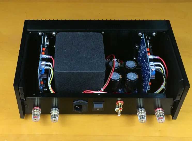 N-015 копия QUAD405 усилитель мощности усилитель степень копирования 99% RCA выход настоящий хороший звук 100 Вт+ 100 Вт ONSEMI MJ15024 L165-47