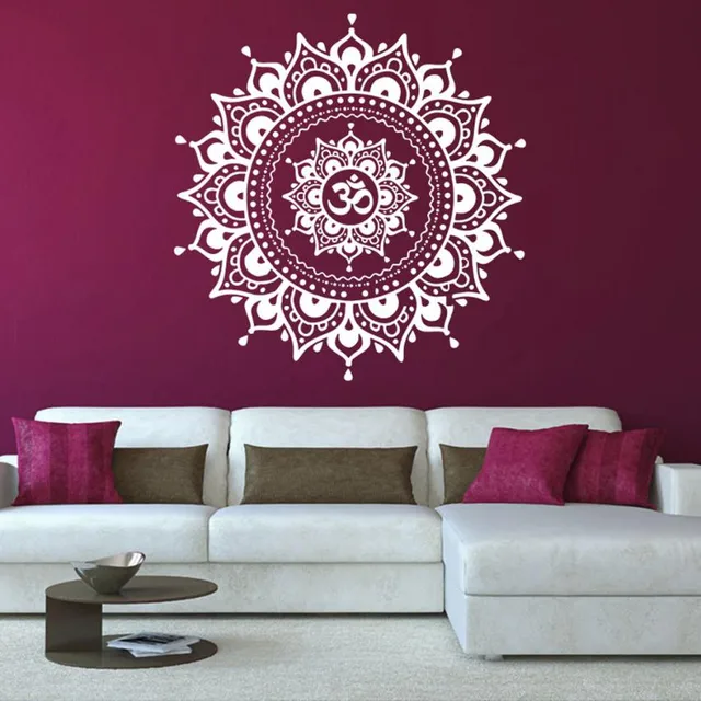 2017 Hot Mandala Flower Indian Bedroom Living Room Wall Stickers 2017 Hot Mandala Flower Indian Bedroom Living Room Wall Stickers Decal Art Mural Home Removable