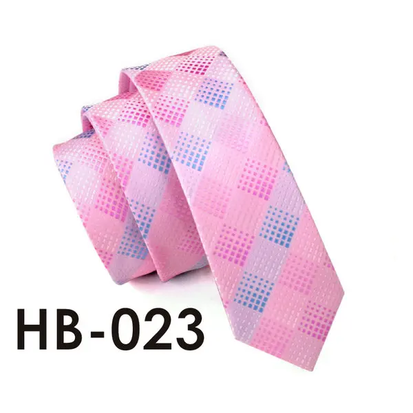 HB-059, мужские галстуки, бренд Barry. Wang, шелковые Узкие галстуки для мужчин, тонкий галстук, галстук для мужчин, деловые, вечерние - Цвет: HB0023