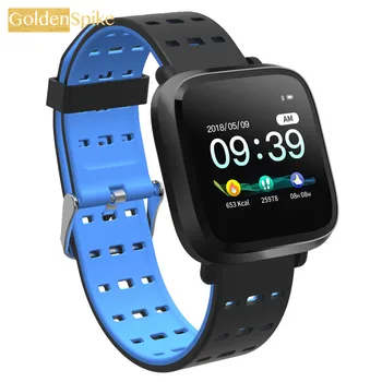 

GOLDENSPIKE Y8 Smart Watch Men WaterProof Fitness Bracelet Activity Tracker Metal Case Heart Rate For Android IOS Smartwatch