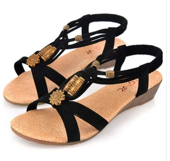 

Nice Top Quality Pop Summer Bohemian Shoes Women Sandals Fashion Soft Slippers 27-60