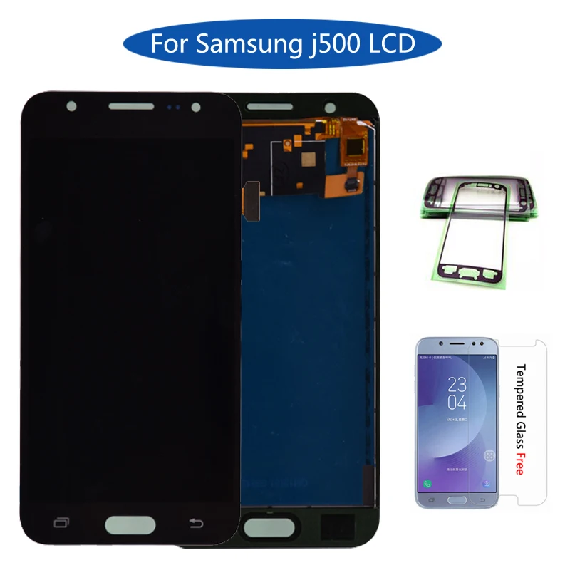 

AAA For Samsung GALAXY J5 J500 J500F J500FN J500M J500H 2015 LCD Display With Touch Screen Digitizer Assembly Free shipping