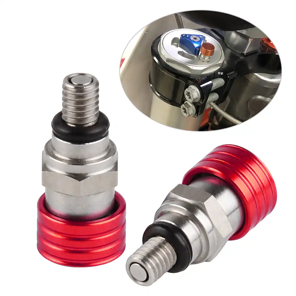 CNC Fork Air Bleeders Pressure Relief For Honda CRF250RX CRF250X CRF450L CRF450R