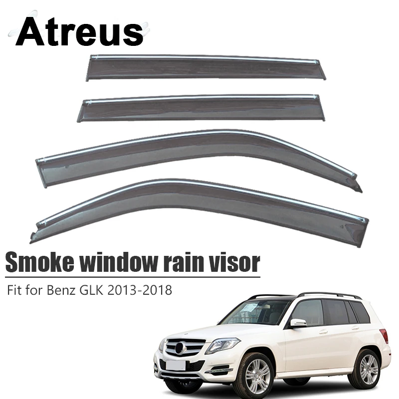 Acessórios do Carro Defletores de Vento 4pcs para Mercedes Atreu 2020-2020 Porta Fumaça Sol Janela Chuva Viseira Guarda Capa Glk 300 200 260