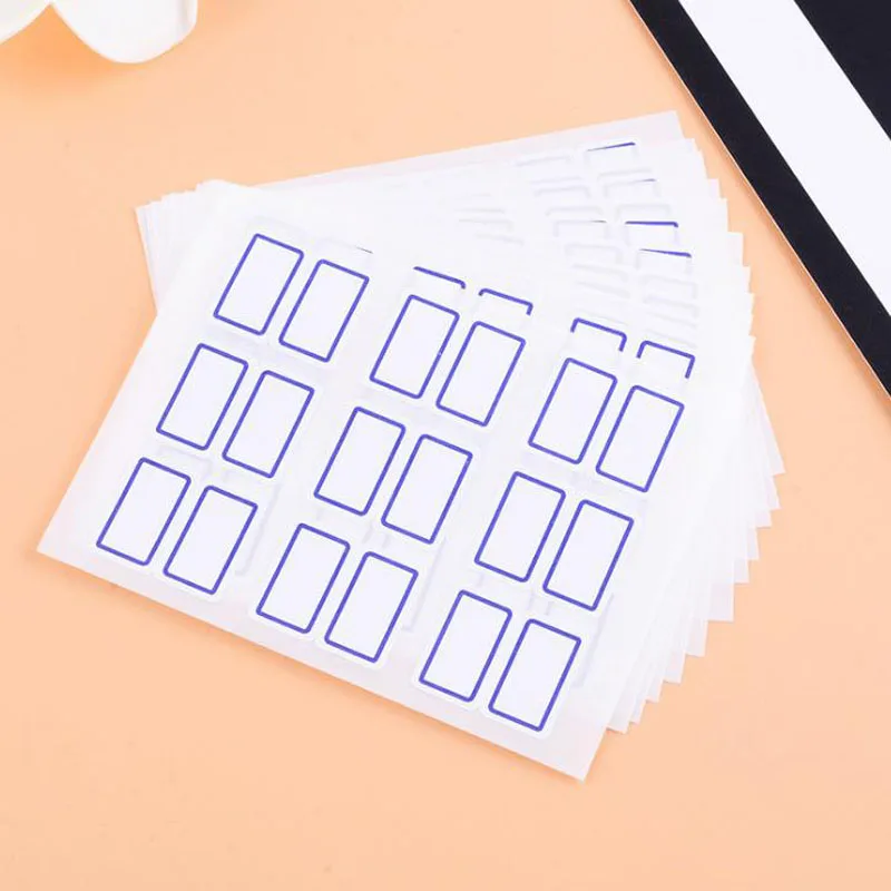 24Sheets/Pack Novelty Label Sticker White Label Write Name Sticker