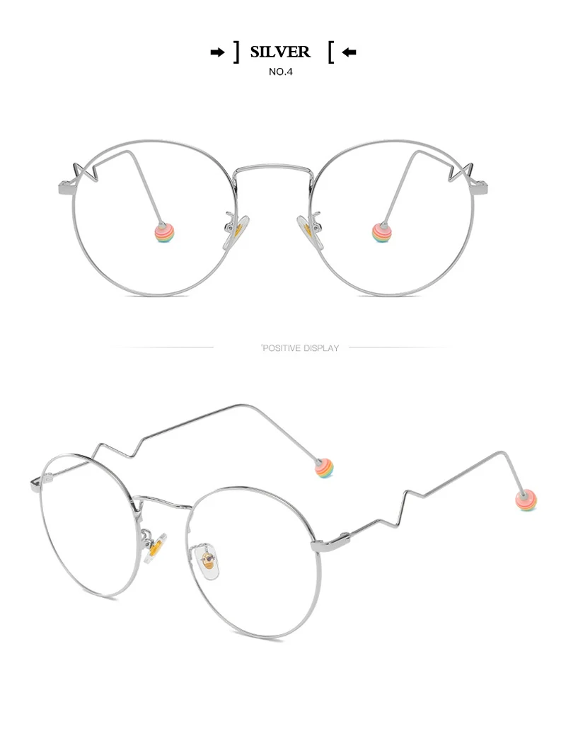 Zilead Классический анти синий свет круглый готовой близорукость очки Для женщин и Для мужчин металлические конфеты жемчуг зрелище очки для близоруких