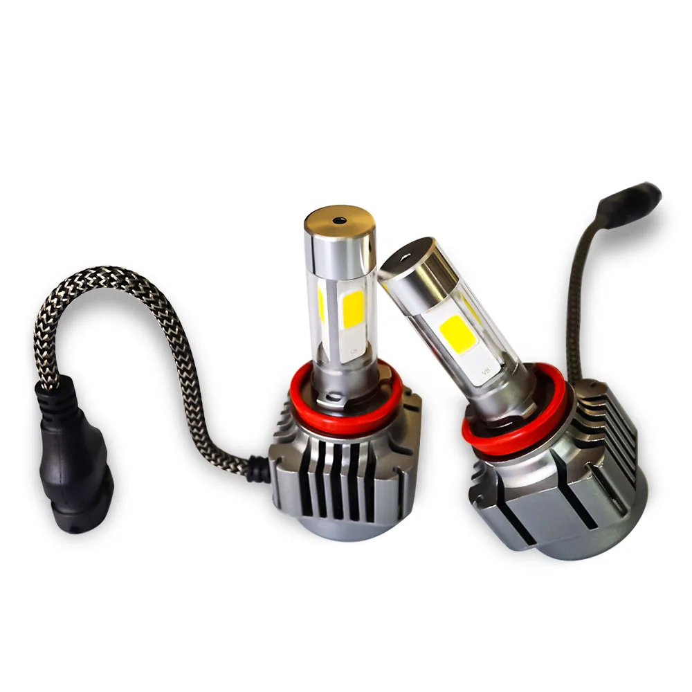 

2pcs H8 H9 H11 LED Light Car Headlight 6000K 36W 4800LM For Vehicle Conversion Bulb