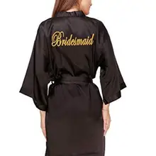 Платья для подружек невесты; одежда для сна; халат; свадебные туфли невесты халаты Пижама Халат женский одежда для сна банный халат, ночная рубашка