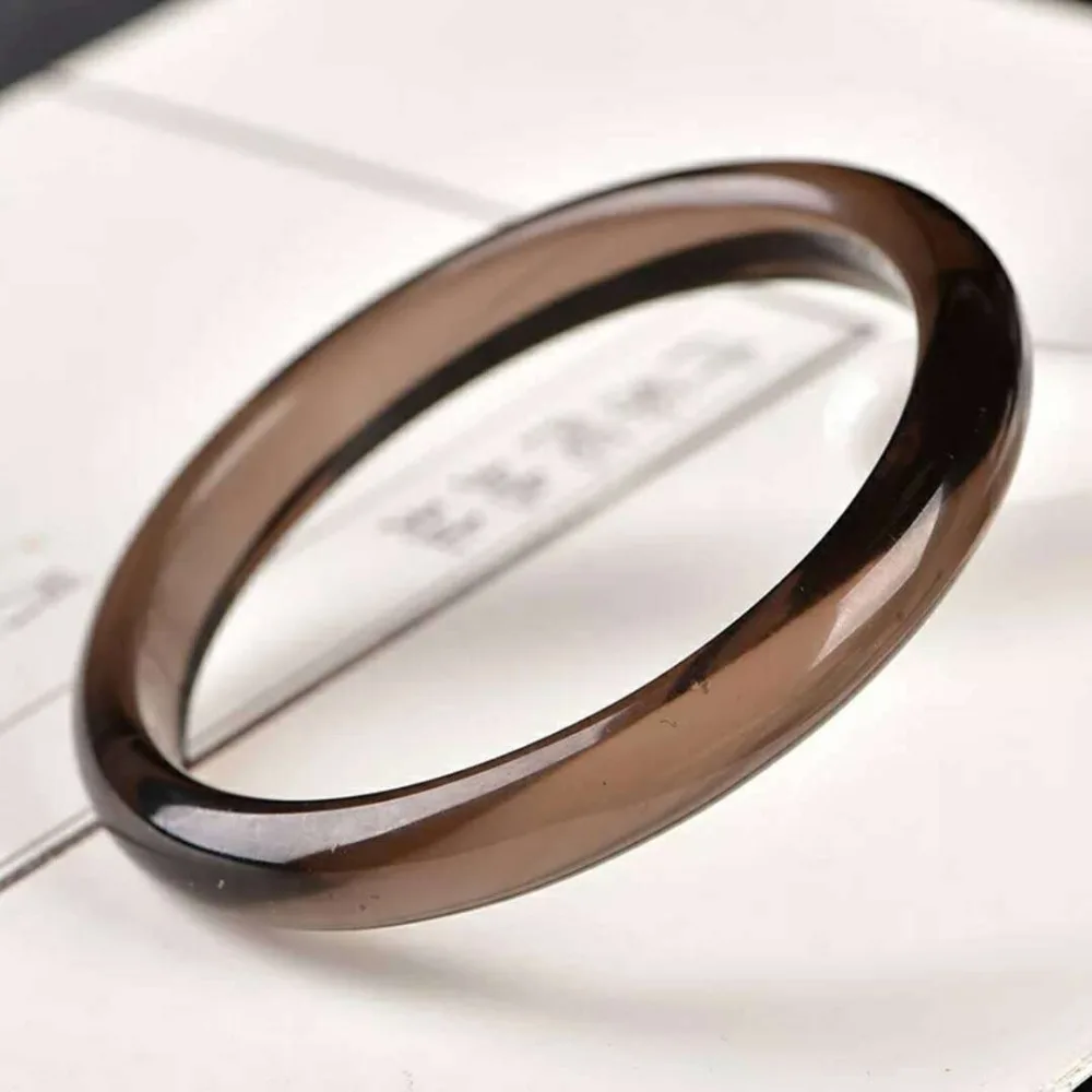 

Genuine Natural Black Ice Obsidian Bangle Flash Gems Man Woman 52mm 53mm 54mm 55mm 56mm 57mm 58mm 59mm 60mm 61mm 62mm 63mm AAAAA