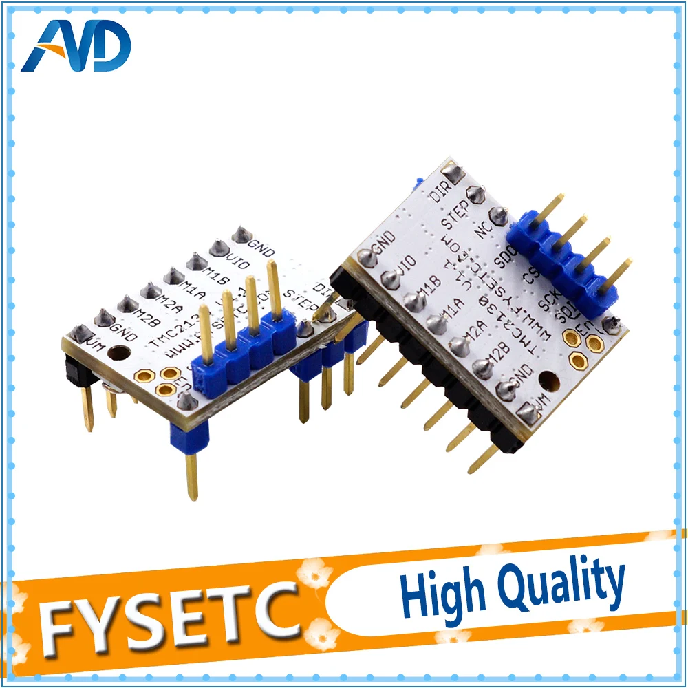 2X TMC2130 V1.1 Stepstick драйвер для шагового двигателя SPI с радиатором ультра тихий