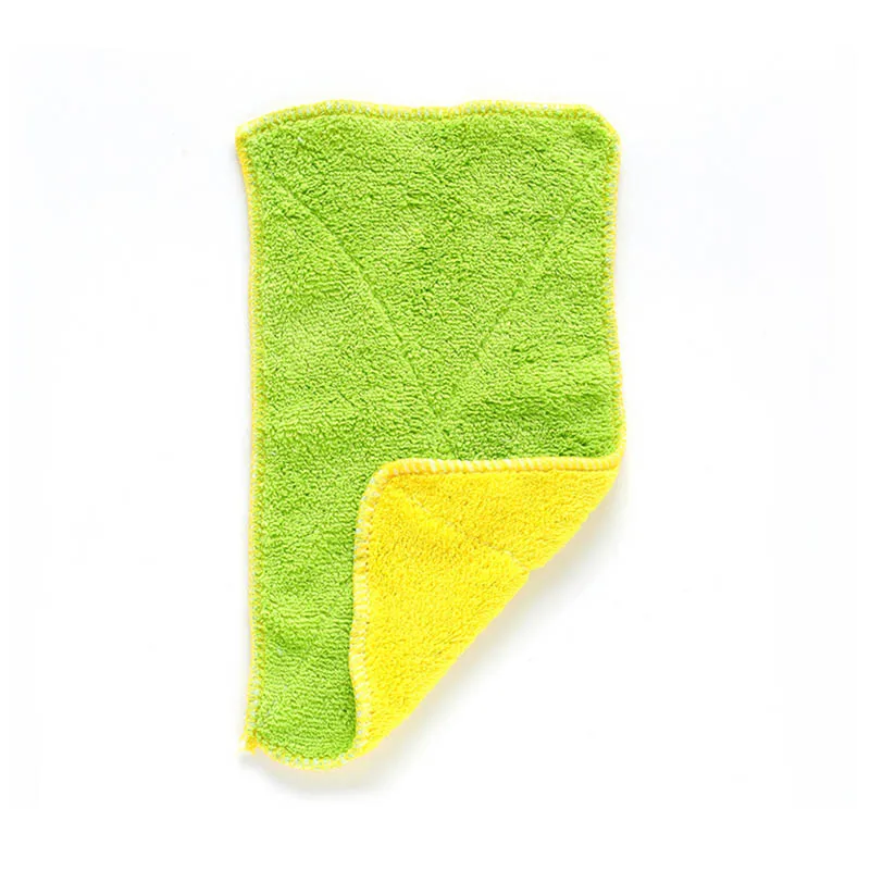 2 шт./компл. абсорбирующей тканью полотенца для мытья Кухня чистящие тряпки 25*15 см кухонные полотенца, утолщенные двойные из сверхтонкого волокна