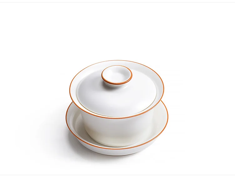 TANGPIN белый керамический чайник Gaiwan, чайная чашка фарфоровый китайский чайный сервиз Кунг-фу