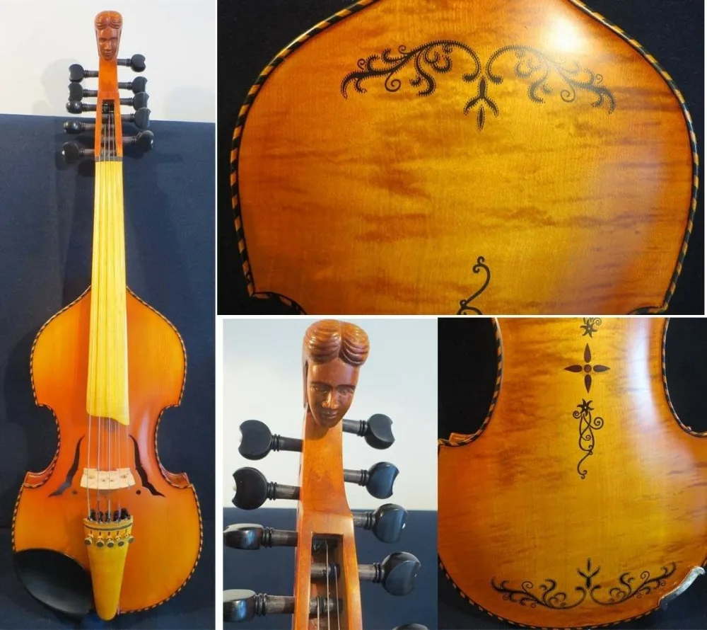 

SONG Brand Maestro 5*5 strings viola d'Amore 4/4 violin powerful sound