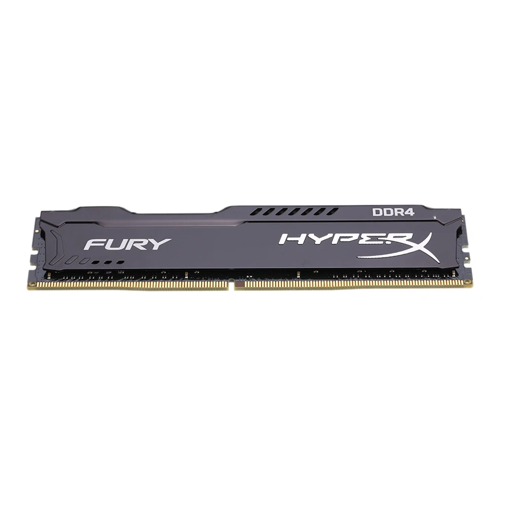 

Kingston HyperX FURY Black 4GB DDR4-2400 CL15 DIMM 288-pin 2Gx64Bit Desktop Internal Memory HX424C15FB/4