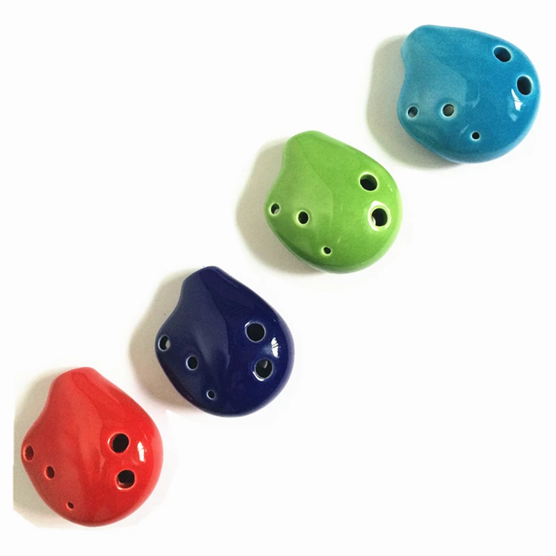 SevenAngel 6 отверстий Ocarina Soprano C Ключ керамическая Flauta для детей студентов обучающая