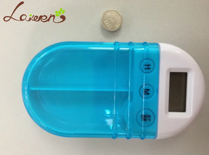 

Laiwen Digital Pill Box Timer With Electric Alarm Medicine Pill Case DT-2002 pill box timer