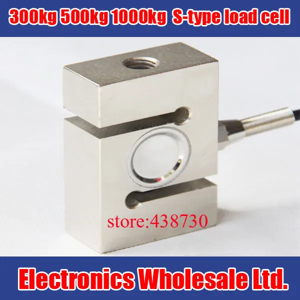 

1pcs High-precision S-type load cell / 2.0mv weight pressure sensor / pull pressure sensor / 300kg 500kg 1000kg load cell