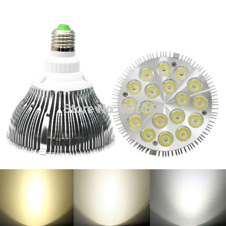 

Hot Sell E27 Par30 Led 18x2w 36W PAR38 Led Light Lamp Super Bright Indoor Light Warm White &cold White For Choosing
