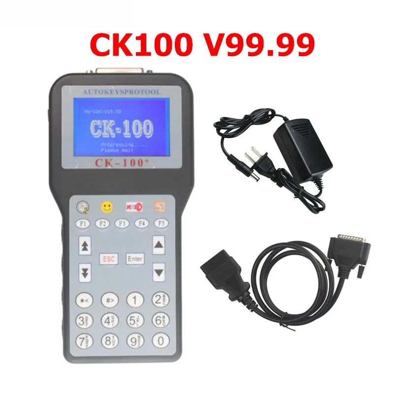 CK100 автоматический ключ программист CK-100 v99,99 и мини zed bull OBD2 диагностический инструмент Автомобильный сканер неисправностей - Цвет: CK100 V99.99