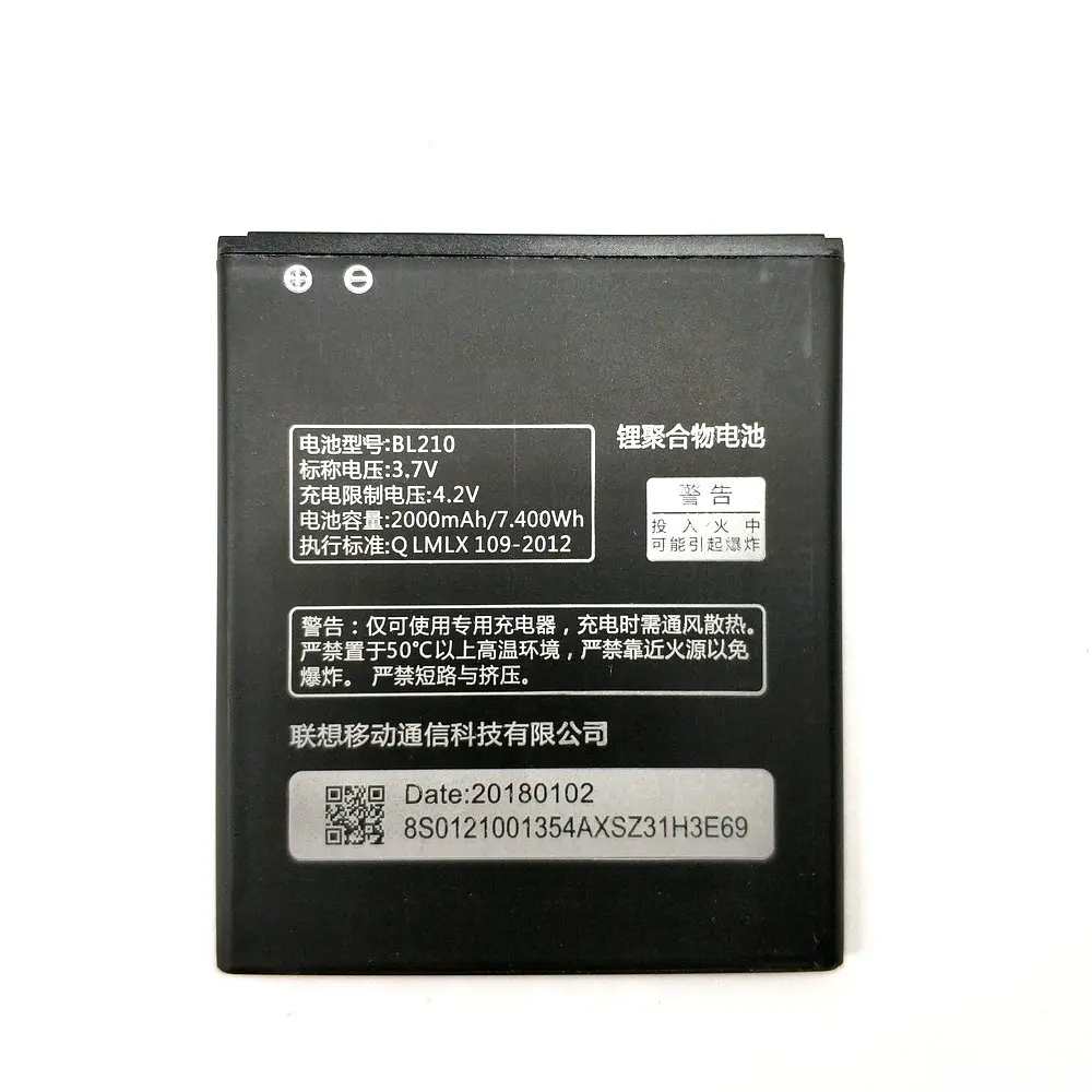 

2019 New BL210 Battery For Lenovo A536 A606 S820 S820E A750E A770E A656 A766 A658T S650 Mobile Phone replace extended
