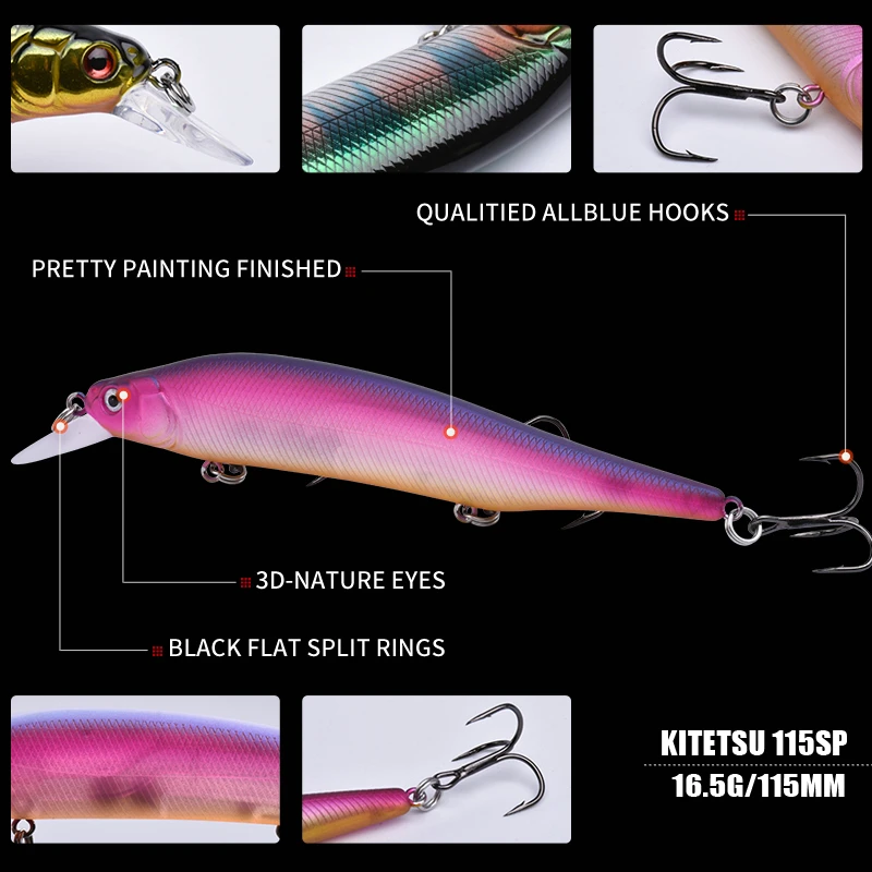 ALLBLUE 2019 الصيد إغراء KITETSU 115SP المتذبذب تعليق Jerkbait 115 مللي متر 15.4g البلاستيك الصلب أسماك بايك الاصطناعي الطعم معالجة ALLBLUE 2019 الصيد إغراء KITETSU 115SP المتذبذب تعليق Jerkbait 115 مللي متر 15.4g البلاستيك الصلب أسماك بايك الاصطناعي الطعم معالجة