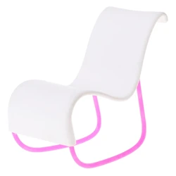 Chaise de plage à bascule HS, accessoires de salon, maison de poupée, nouveau jouet pour fille 