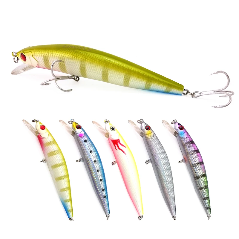 5.31'' Minnow Fishing Lure Artificial Professional Hard Bait Crap Hook Tackle 3D Eyes Crankbait Wobblers 13.5cm 26.86g | Спорт и