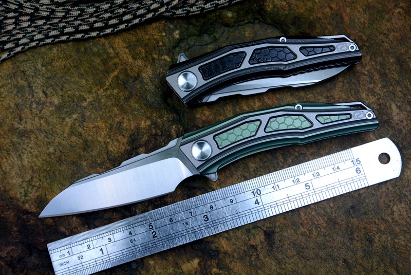 Jenova A02 STEDEMON нож CTS-204P атласное складное лезвие Ножи титановая ручка с карманным зажимом EDC тактический нож инструмент для выживания