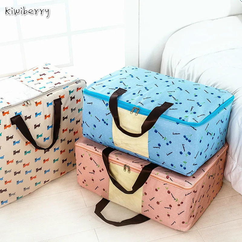

Multi Cotton Wadding Box Accept Bag Bring Handle Window Clothing Other Articles Of Daily Use Quilt Make Up Cosmatic Organizer