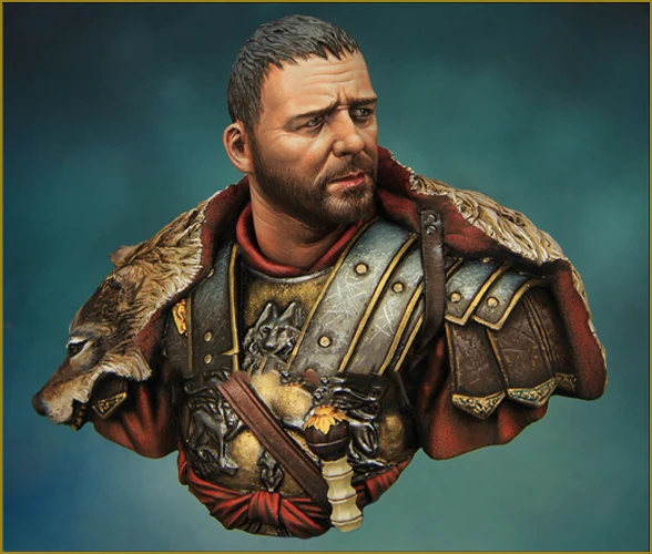 Assembly Scale 1 10 Scale Roman general figure WWII Resin Model Free Shipping Unpainted