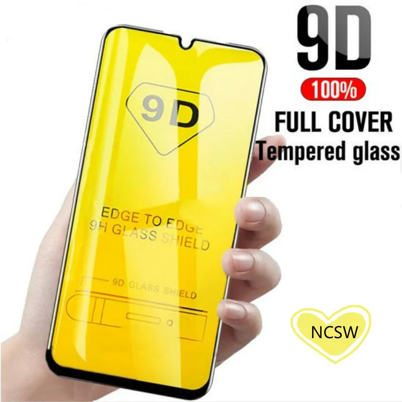 

9D Full Cover Tempered Glass For Xiaomi Mi 9X 9SE 8 A2 Lite Redmi Note 5 5A 6 7 Pro GO 5A 5Plus 6A 6Pro Screen Protector Film