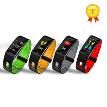 Красивые IP68 Водонепроницаемый плавательный Смарт Фитнес трекер красочные Экран дистанционный пульт Управление спортивный браслет