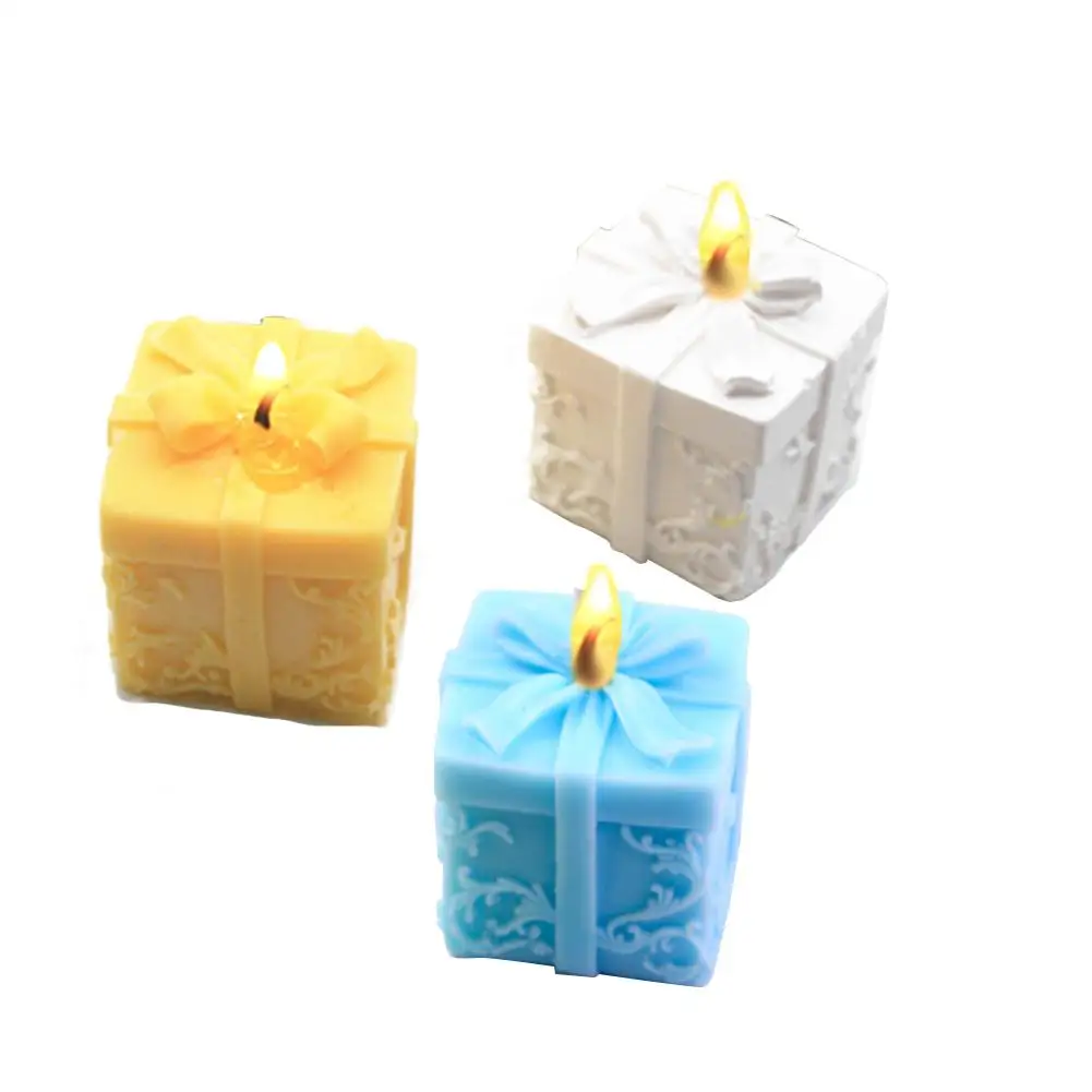 Рождественский подарок коробка воск для ароматерапии силиконовые формы форма для мыла свеч глина DIY ремесла подарки украшения форма для выпечки Mak