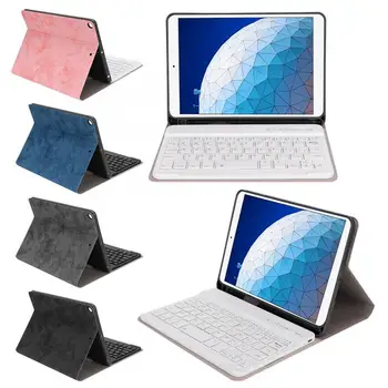 

Skin Texture PU+TPU Leather Keyboard Protector with Pen Slot For ipad Air3 10.5(2019)