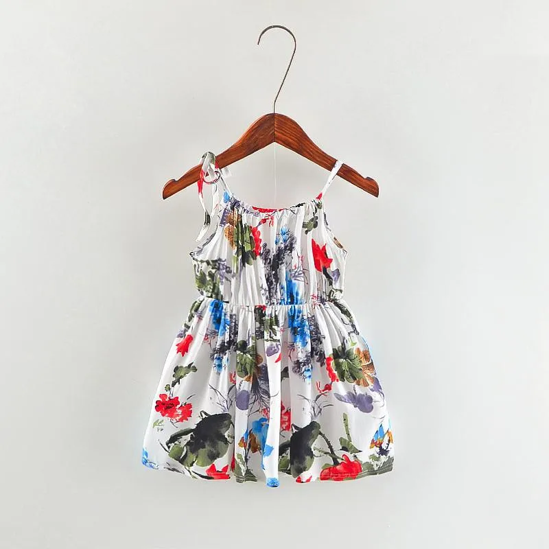 

Cotton Summer Little Girls Dress Casual Vestidos Robe Fille Fashion Children Clothing Beach Tutu Baby Dresses Girl Kids Clothes