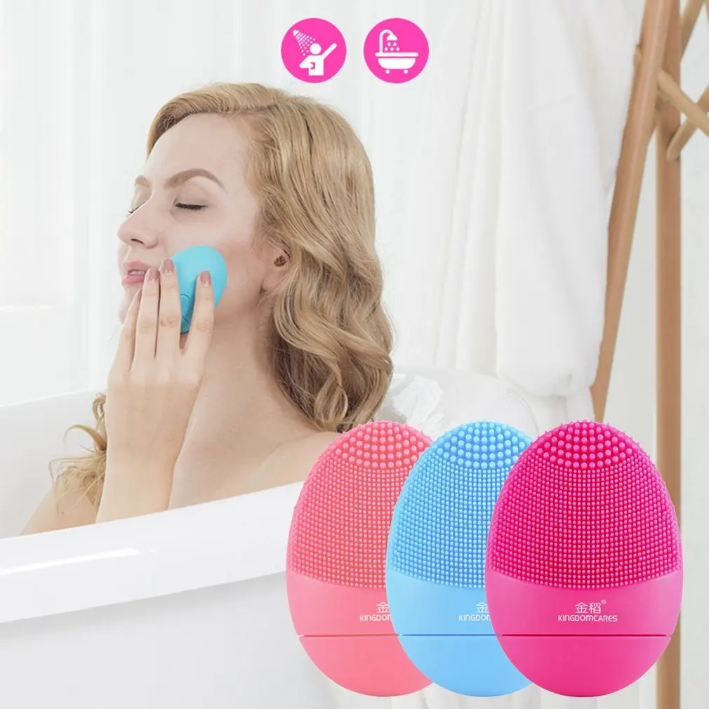 KD 308B Silicone Cleansing Instrument Facial Cleansing Brush and Face
