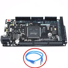 Из-за R3-CH340/DUE R3 плата-ATMEGA16U2/CH340G ATSAM3X8E ARM Главная плата управления с 50 см USB кабель для arduino