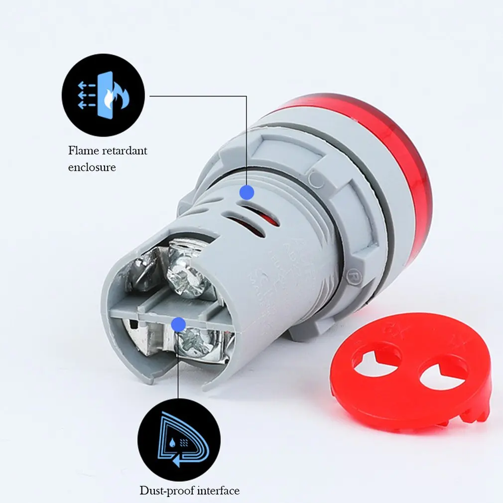 AD16 22DSV 60 500 V светодиодный панельный измеритель напряжения 3 цифровой Регулировка
