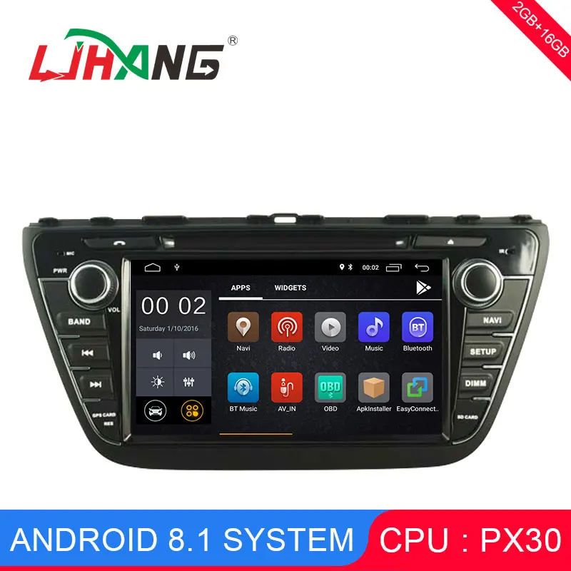 

LJHANG 8 inch 2 Din Android 8.1 Car DVD GPS For SUZUKI SX4 S-CROSS 2014 2015 2016 Auto Multimedia Stereo Navigation WIFI BT RDS