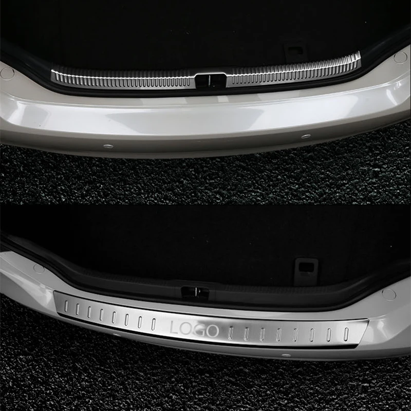 NOANS для Toyota Camry XV50 авто задний багажник двери Бампер анти полоски от царапин аксессуары из нержавеющей стали