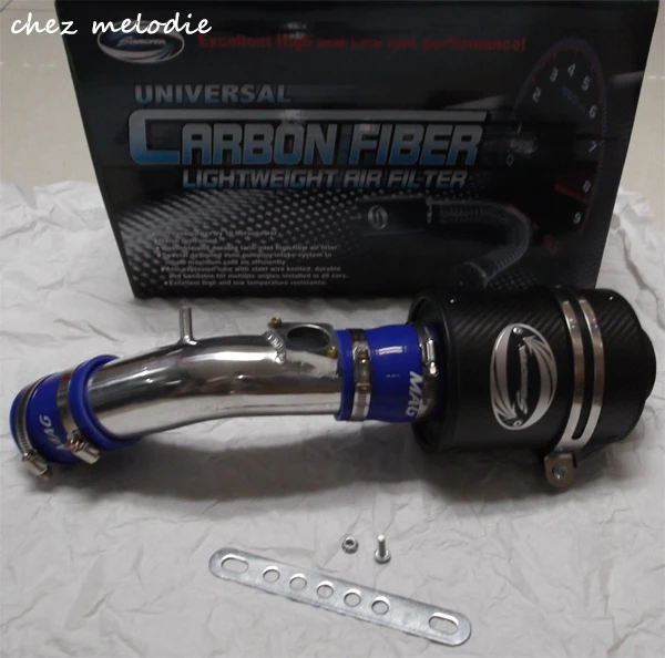 AIR INTAKES pipe kit+Air FILTER for Mazda 2.0 2.5 M5 M8 2.3 CX 5 CX 7, with lengthening pipein