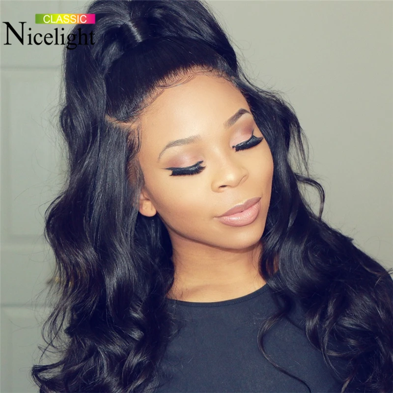 

Body Wave Wig Lace Short Human Hair Closure Wigs Lace 8-24 Inch 4X4 Lace Closure Wig Malaysian Wig Nicelight Remy Hair Wigs